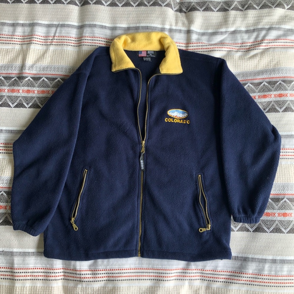 Gogo Colorado fleece zip up